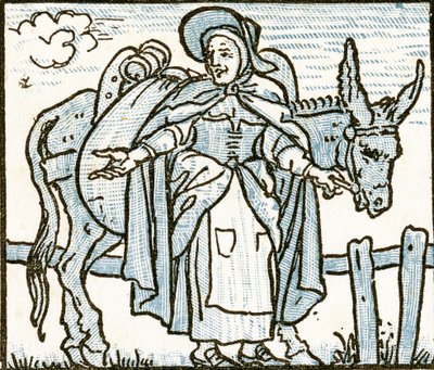 The Widow Selling Sand, Song Illustration for 